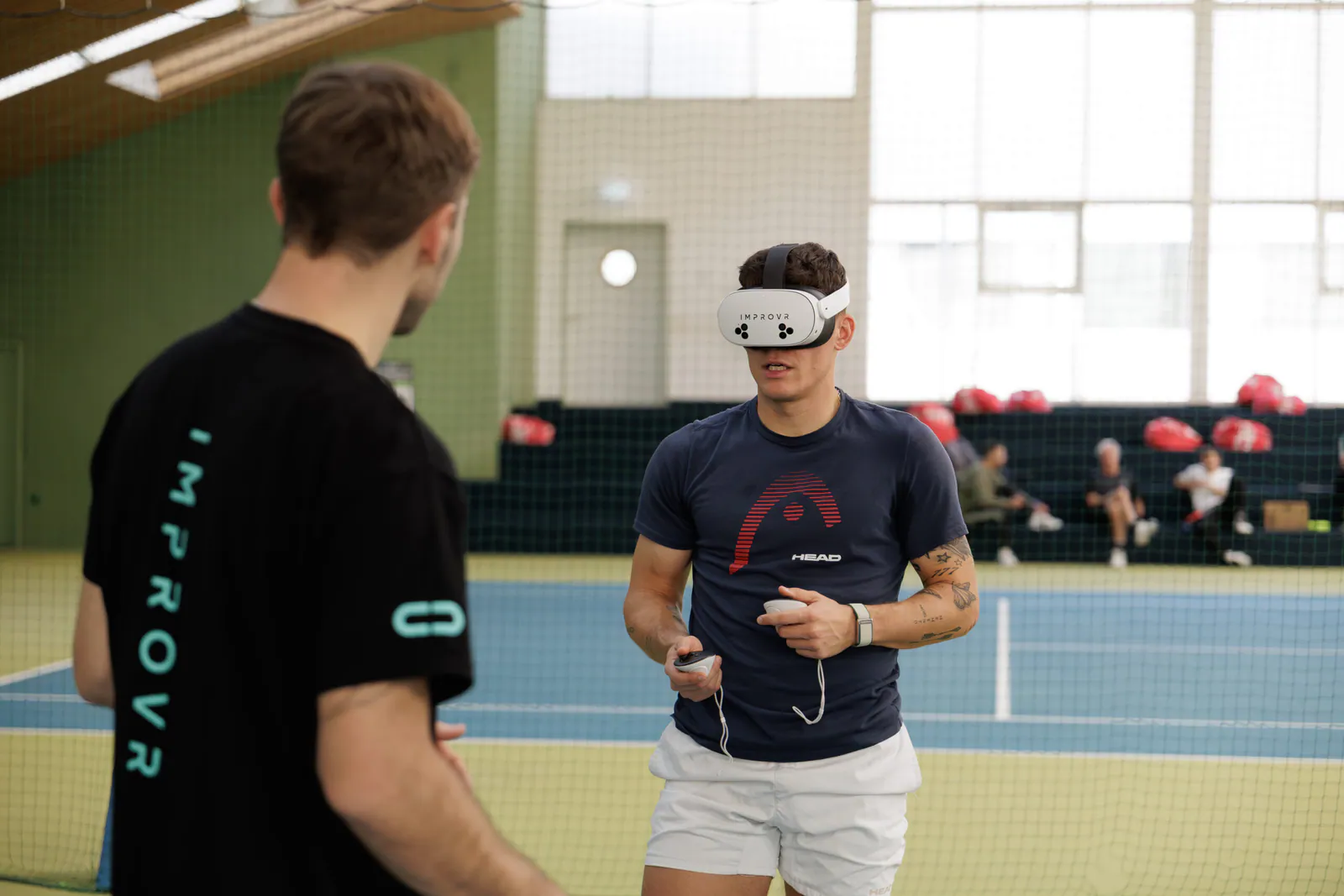 crtX Tennis-Training mit VR-Headset